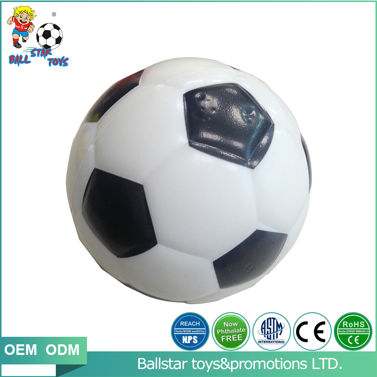2.5 inches PU foam football  soccer ball toys 6.3CM Soft Ball