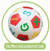 stuffed educational balls for children