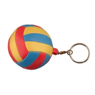 stuffed volleyball keychain