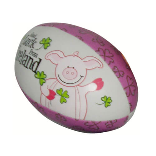 cartoon pig pattern rugby