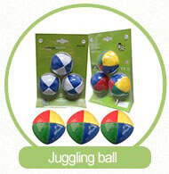 a set of juggling ball