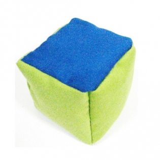 Colorful cube foot bag