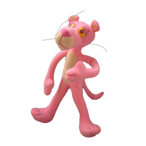 Pink leopard plush toy 