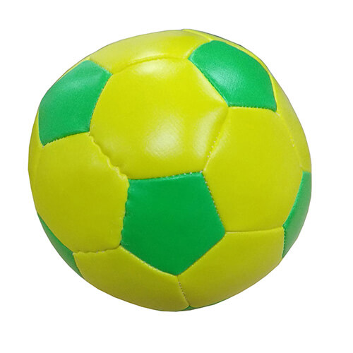 yellow&green stuffed ball