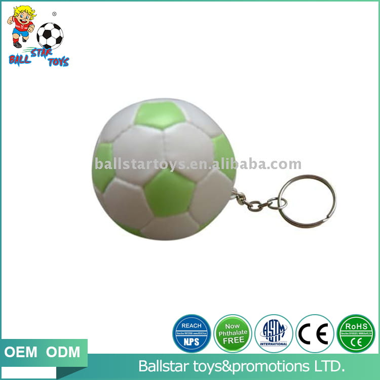 Vinyl stuffed Soccer Keychains