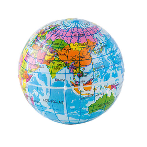 earth PU stress ball